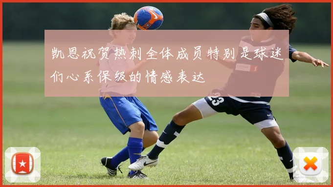 凯恩祝贺热刺全体成员特别是球迷们心系保级的情感表达